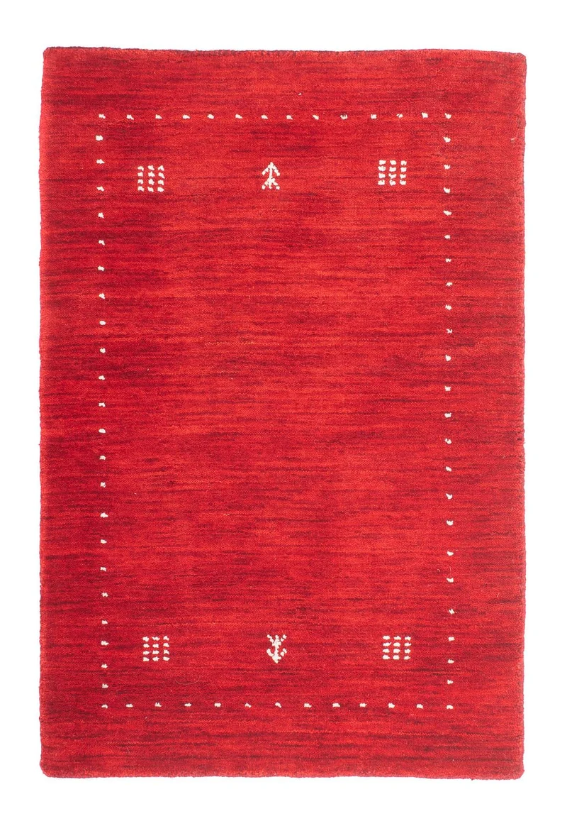 Gabbeh Teppich - Indus 60 x 90 cm - rot