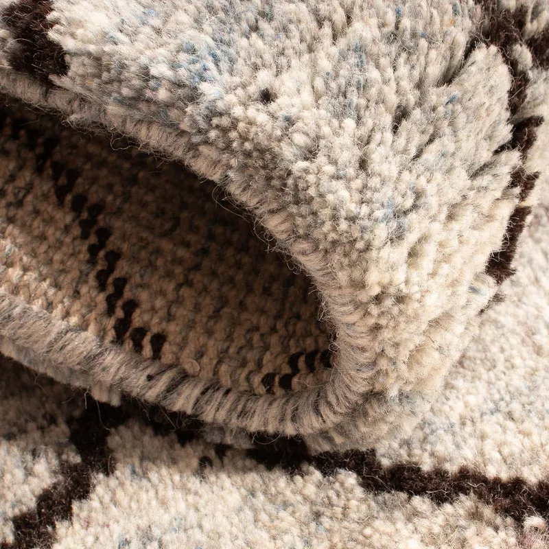 Berber Teppich 58 x 90 cm - beige
