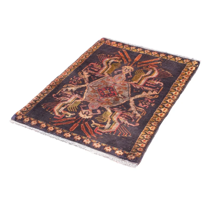 Orientteppich 65 x 81 cm - dunkelblau