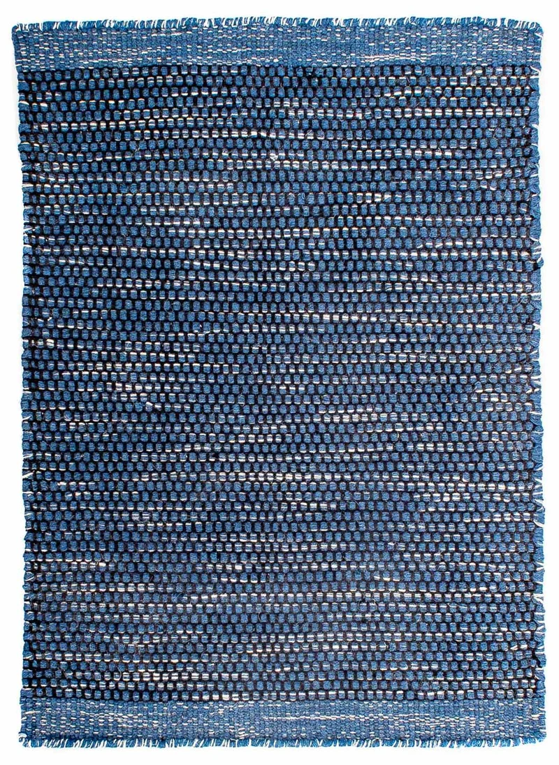 Kelim Teppich - Trendy 62 x 88 cm - dunkelblau