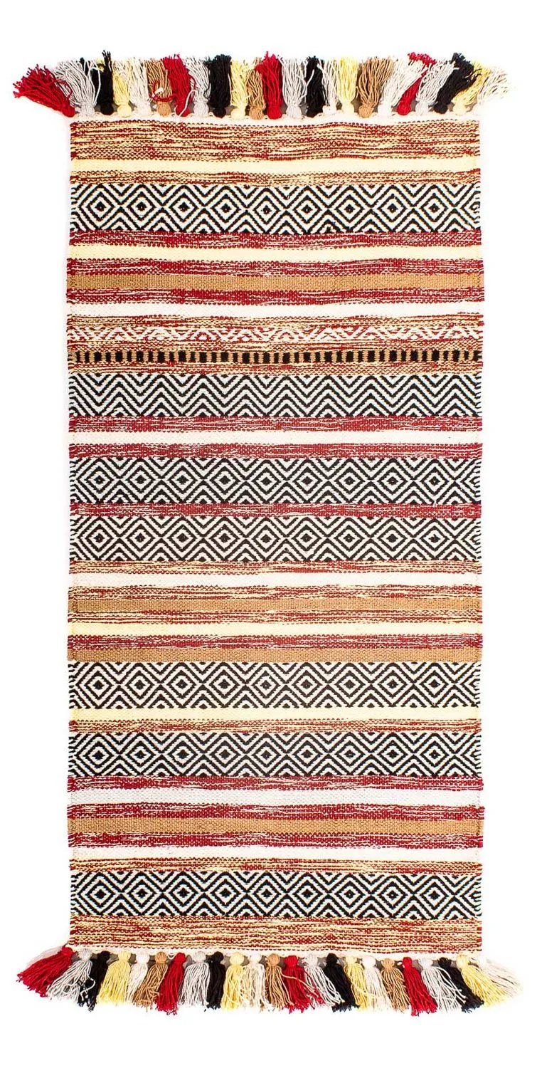 Kelim Teppich - Trendy 58 x 120 cm - mehrfarbig