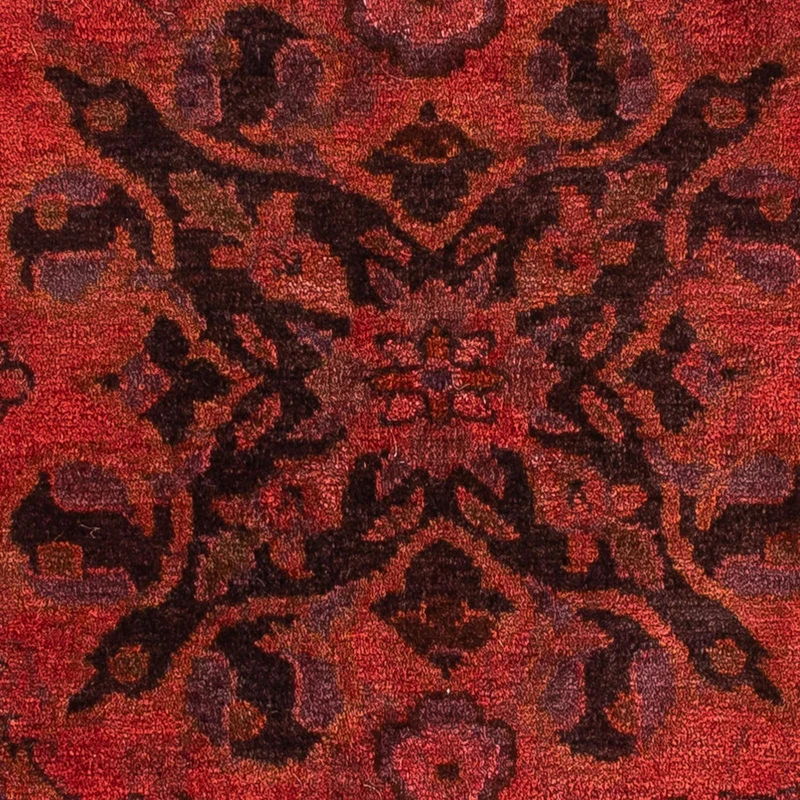 Orientteppich 65 x 96 cm - dunkelrot
