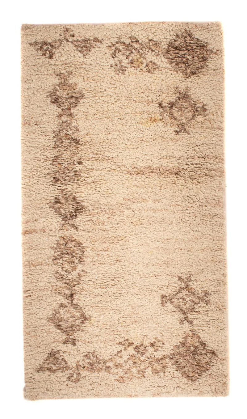 Berber Teppich 52 x 100 cm - beige