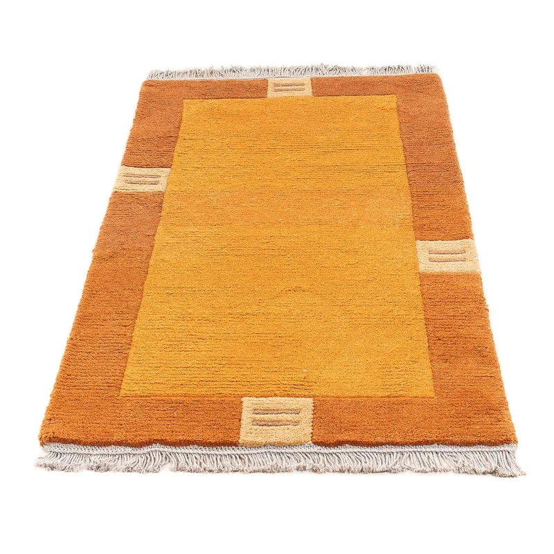 Nepal Teppich 72 x 142 cm - orange