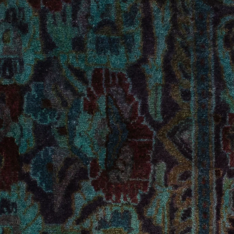 Orientteppich 65 x 117 cm - dunkelblau