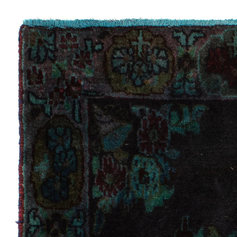 Orientteppich 65 x 117 cm - dunkelblau