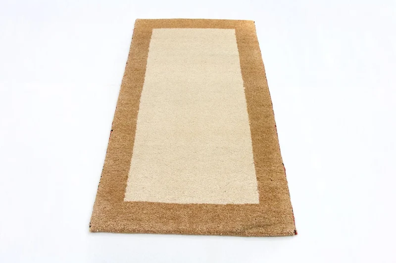 Gabbeh Teppich - Indus 68 x 132 cm - beige
