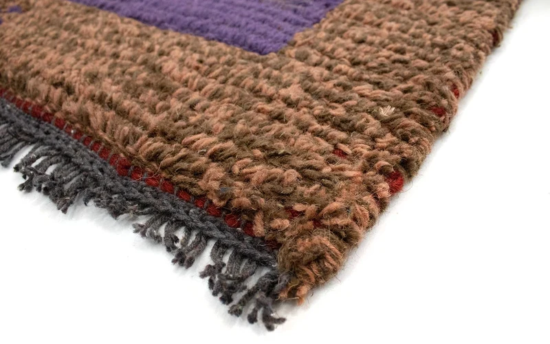 Nepal Teppich 70 x 140 cm - lila