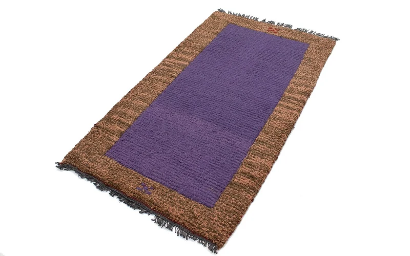 Nepal Teppich 70 x 140 cm - lila