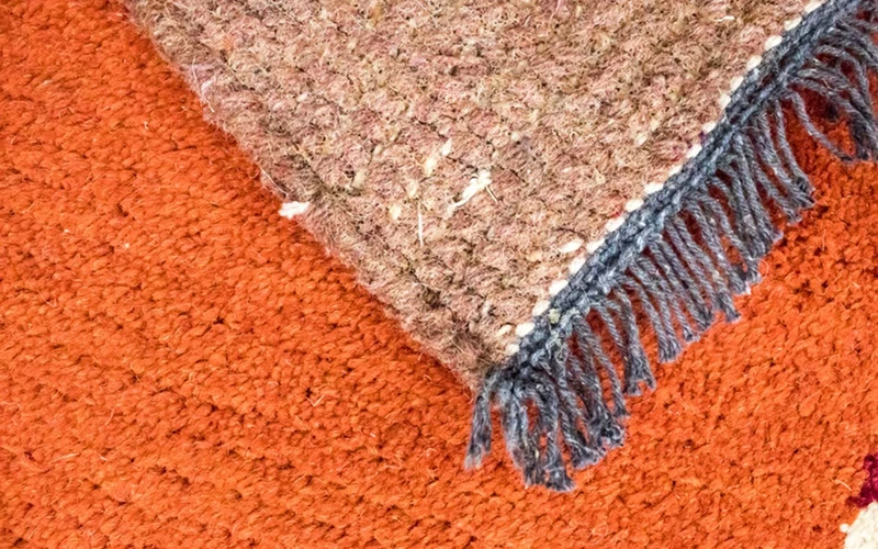 Nepal Teppich 70 x 140 cm - mehrfarbig