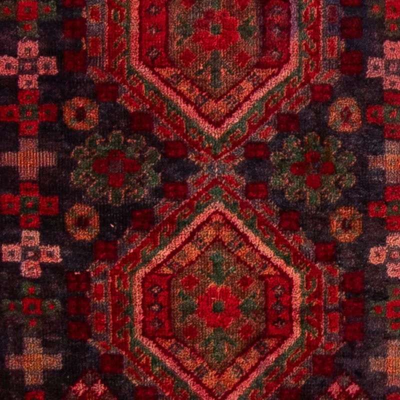 Orientteppich 78 x 154 cm - dunkelrot