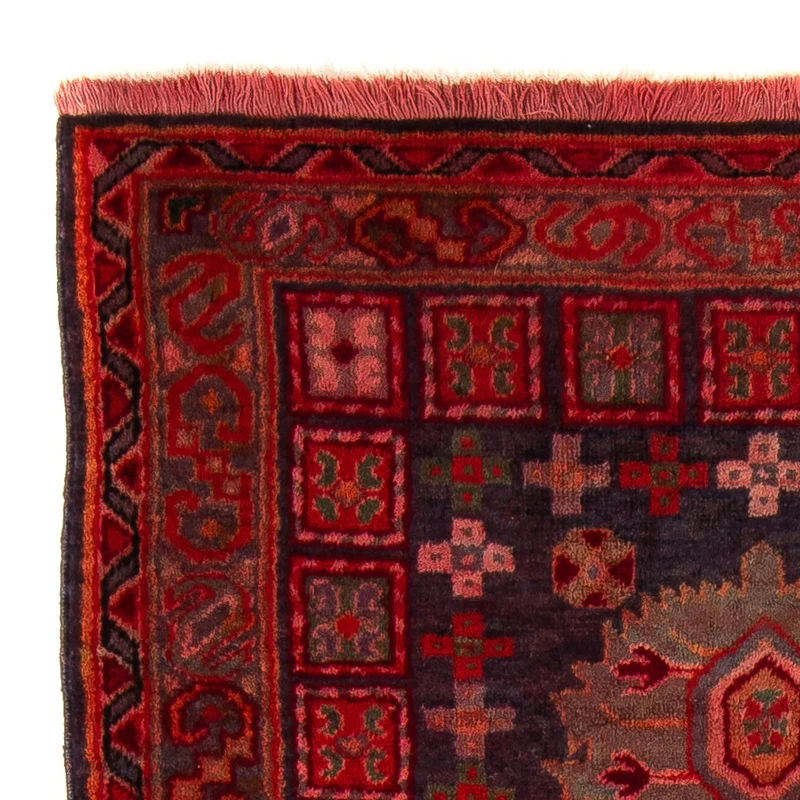 Orientteppich 78 x 154 cm - dunkelrot