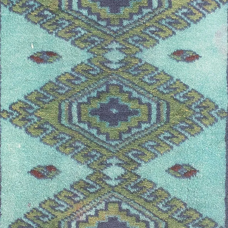 Orientteppich 64 x 92 cm - hellblau