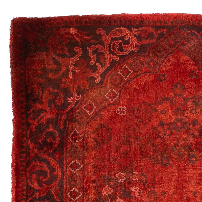 Orientteppich 60 x 93 cm - dunkelrot