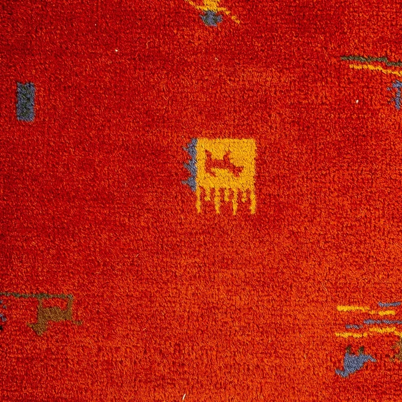 Gabbeh Teppich - Indus 60 x 90 cm - rot