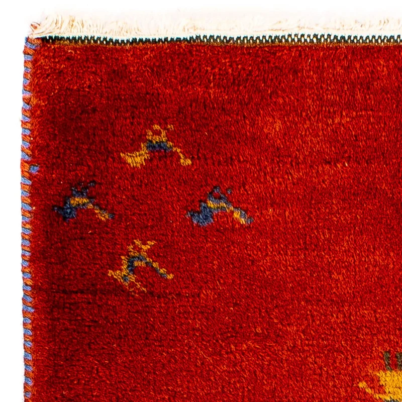 Gabbeh Teppich - Indus 60 x 90 cm - rot