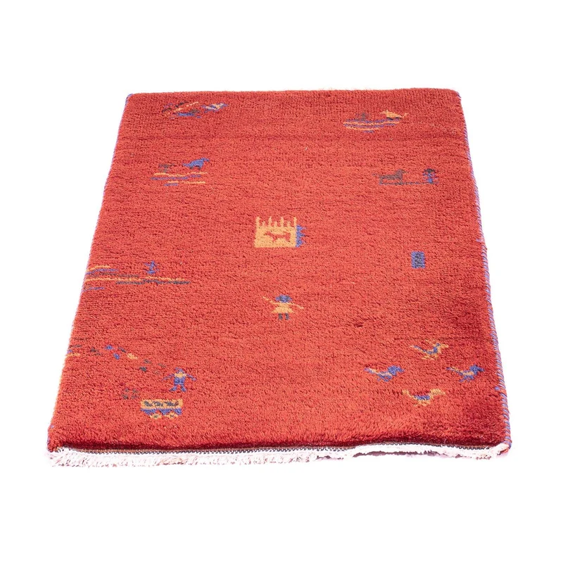 Gabbeh Teppich - Indus 60 x 90 cm - rot