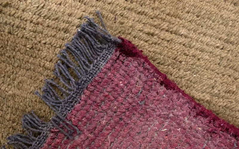 Nepal Teppich 70 x 140 cm - braun