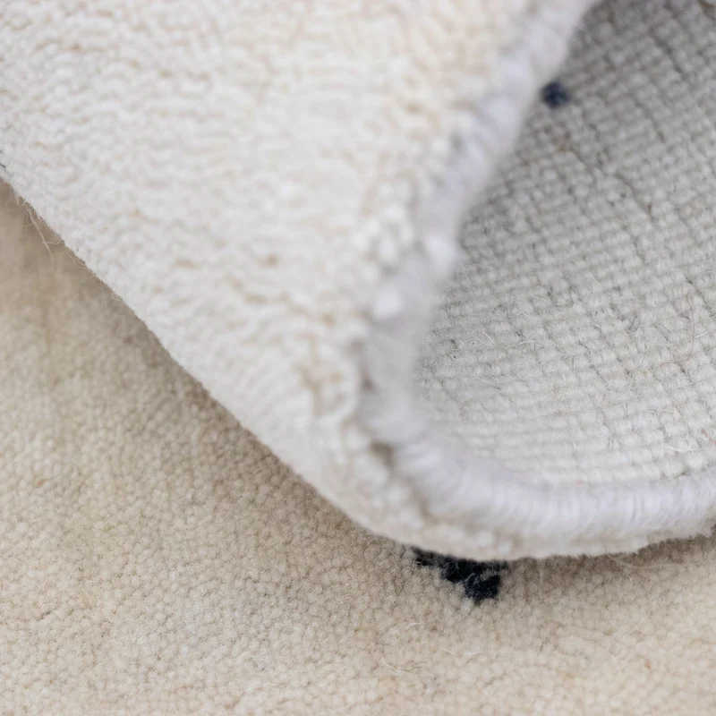 Gabbeh Teppich - Softy 60 x 90 cm - naturweiß