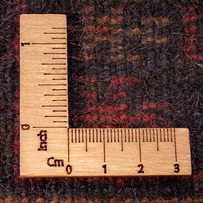 Belutsch Teppich 74x117cm - Orientteppich - dunkelrot