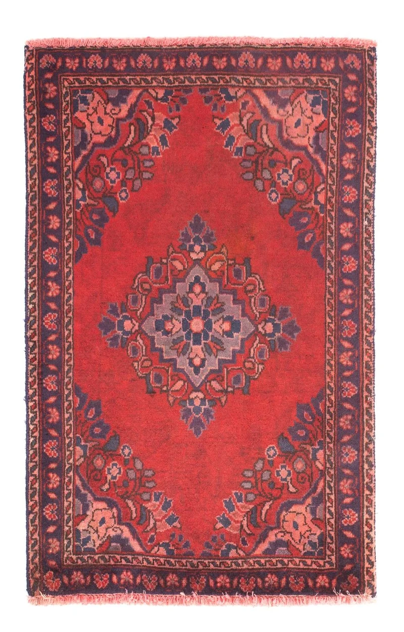 Orientteppich 57 x 87 cm - dunkelrot