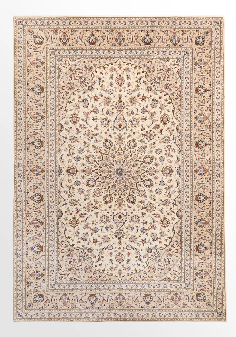 Perserteppich - Keshan - 245 x 355 cm - beige