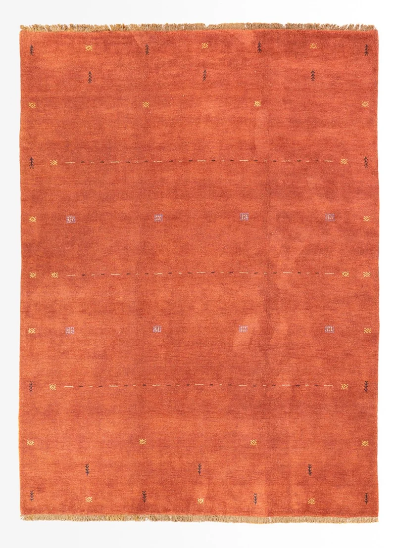 Gabbeh Teppich - Loribaft Perser - 240 x 300 cm - terrakotta