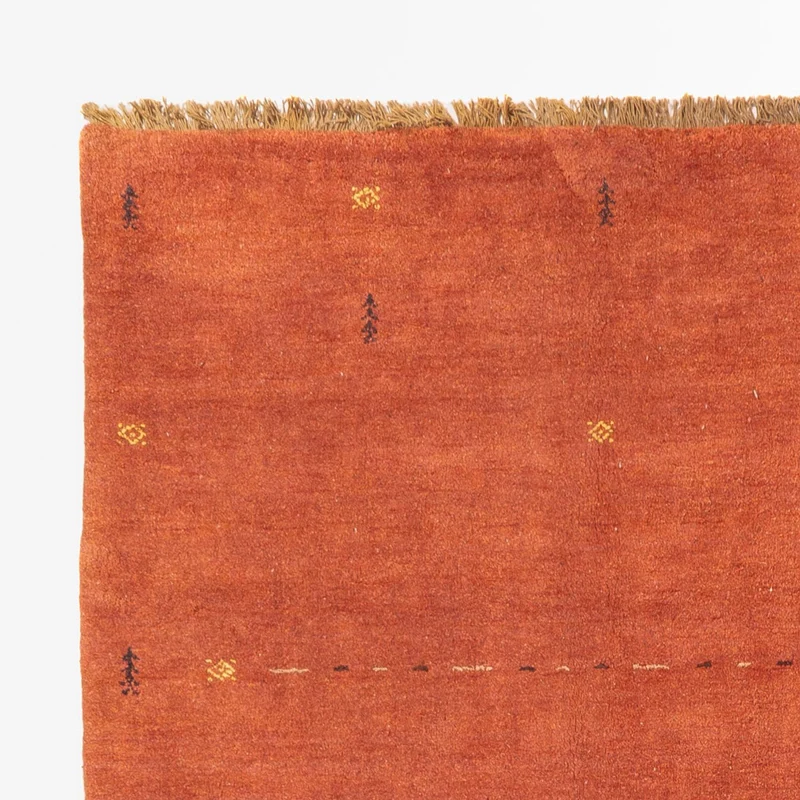 Gabbeh Teppich - Loribaft Perser - 240 x 300 cm - terrakotta