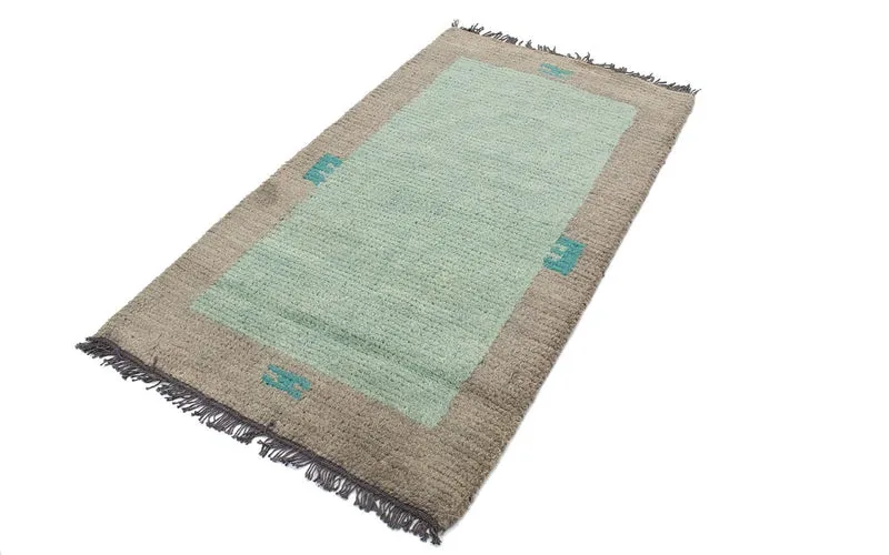 Nepal Teppich 70 x 140 cm - mehrfarbig