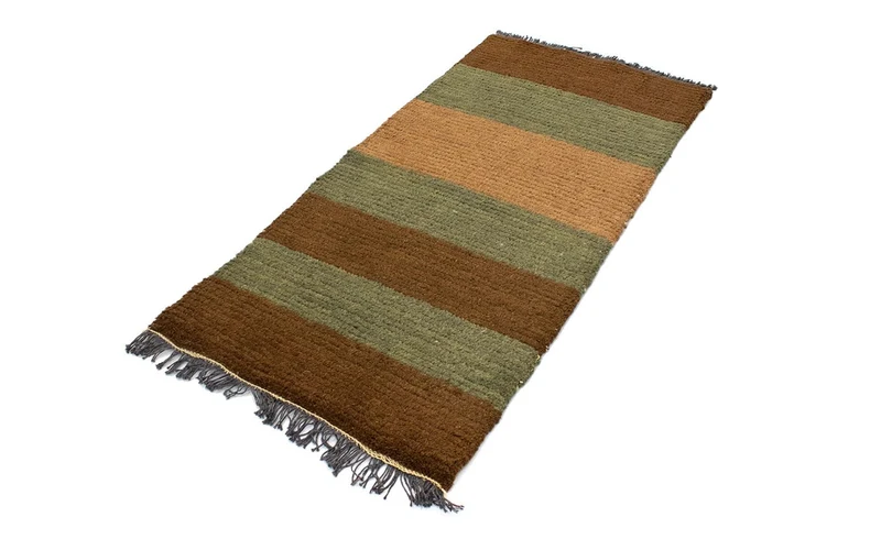 Nepal Teppich 70 x 140 cm - mehrfarbig