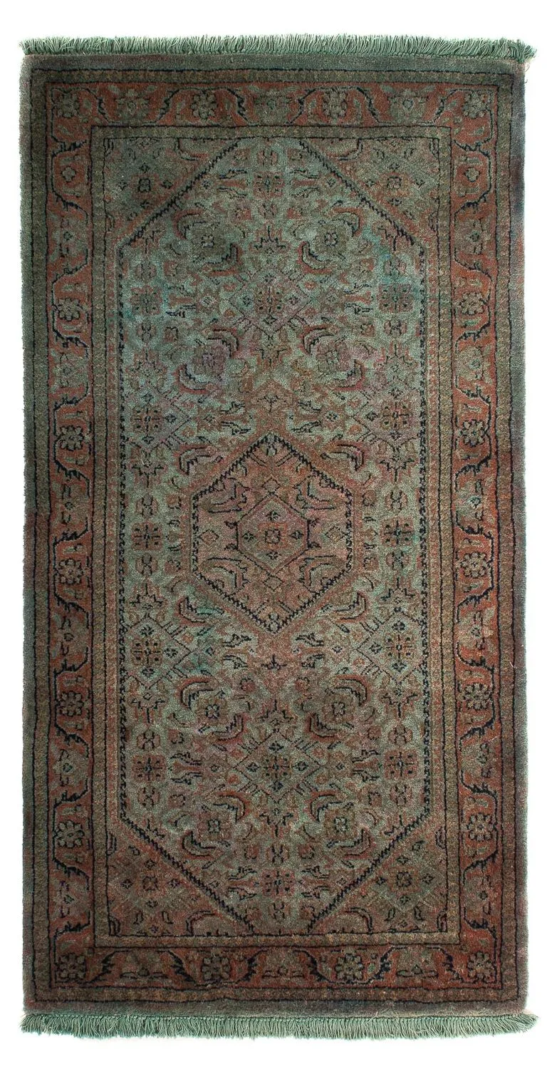 Orientteppich 70 x 140 cm - hellblau