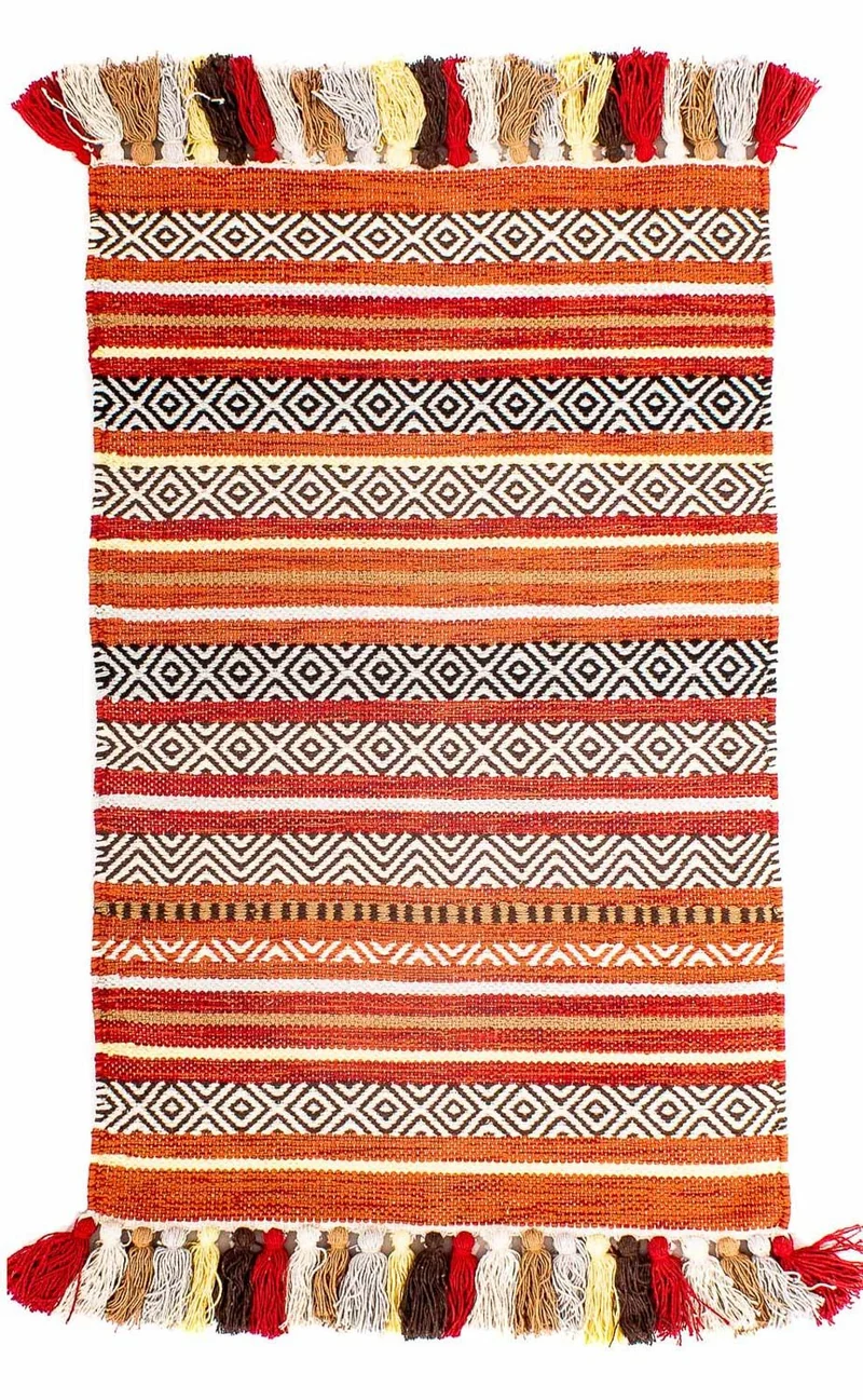 Kelim Teppich - Trendy 58 x 94 cm - mehrfarbig