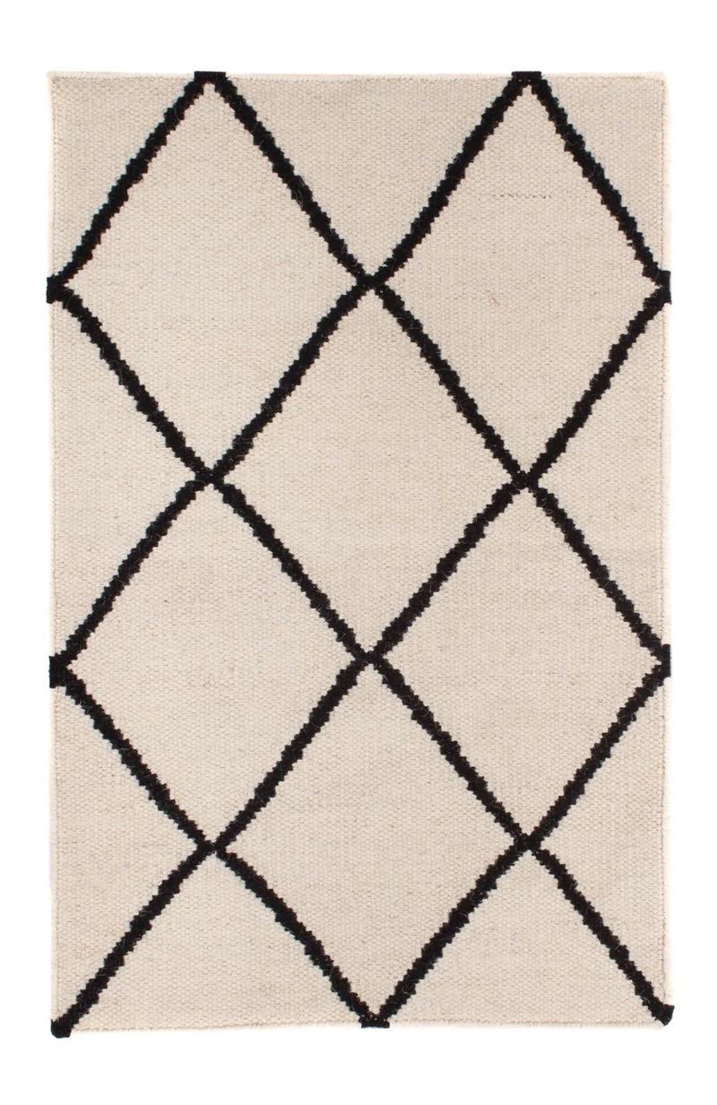 Kelim Teppich - Trendy 61 x 93 cm - beige