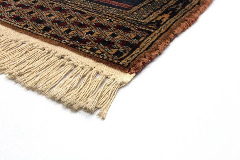 Afghan Teppich - Buchara 44 x 47 cm - blau