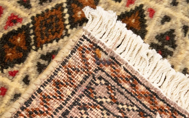 Turkaman Teppich 50x100cm - Orientteppich - beige