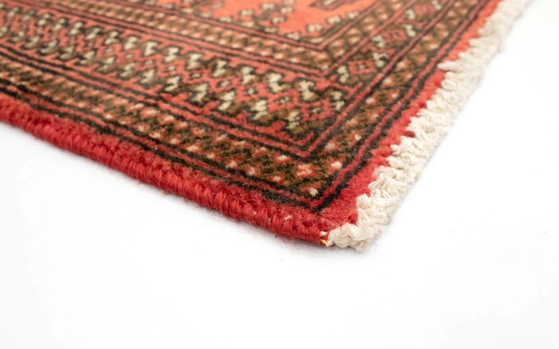 Turkaman Teppich 50x100cm - Orientteppich - rost