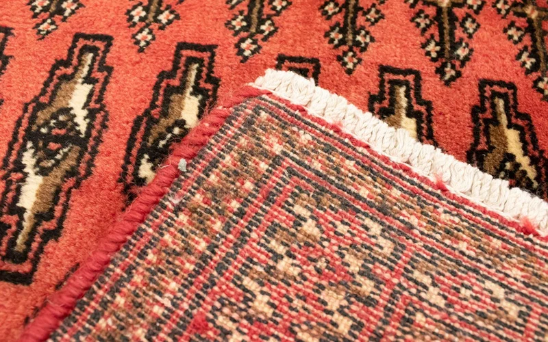 Turkaman Teppich 50x100cm - Orientteppich - rost