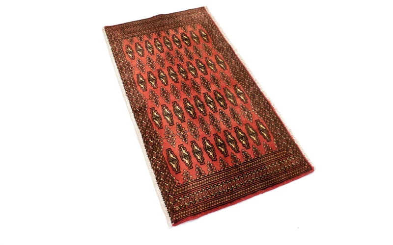 Turkaman Teppich 50x100cm - Orientteppich - rost
