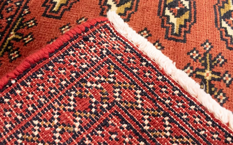 Turkaman Teppich 50x100cm - Orientteppich - rost