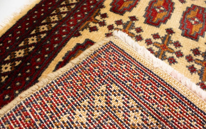 Turkaman Teppich 60x130cm - Orientteppich - beige