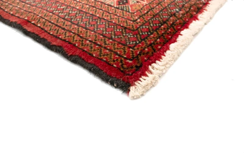 Turkaman Teppich 60x130cm - Orientteppich - hellrot