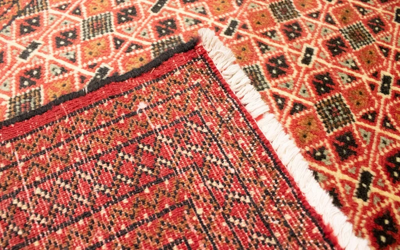 Turkaman Teppich 60x130cm - Orientteppich - hellrot