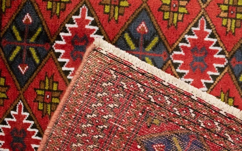 Turkaman Teppich 60x130cm - Orientteppich - orange