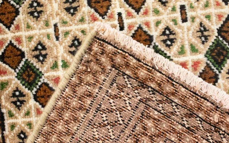 Turkaman Teppich 60x130cm - Orientteppich - beige