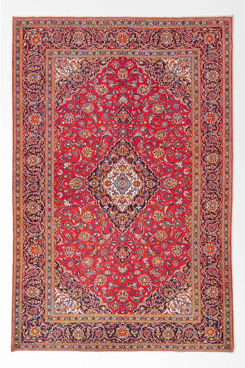 Perserteppich - Keshan - 218 x 300 cm - rot