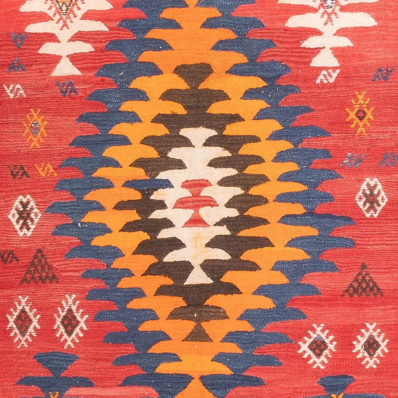 Läufer Kelim - Old - 155 x 430 cm - rot