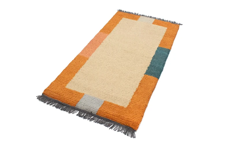 Nepal Teppich 70 x 140 cm - beige