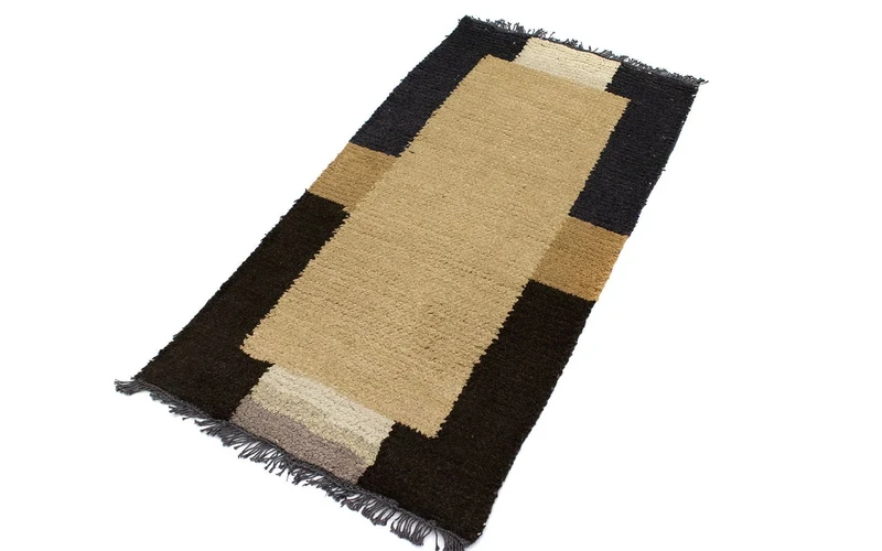 Nepal Teppich 70 x 140 cm - beige