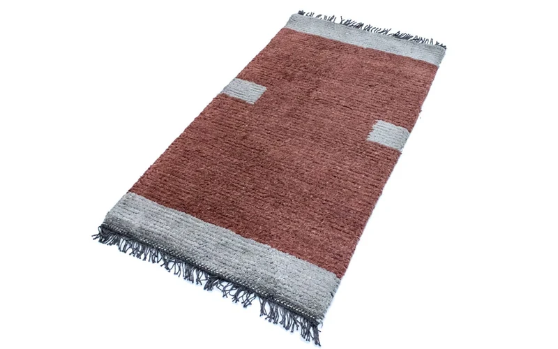 Nepal Teppich 70 x 140 cm - mehrfarbig