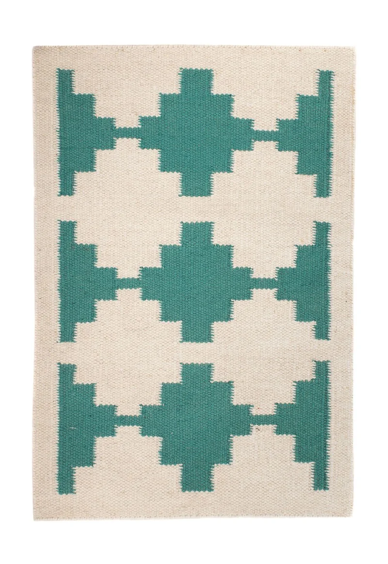 Kelim Teppich - Trendy 60 x 90 cm - beige